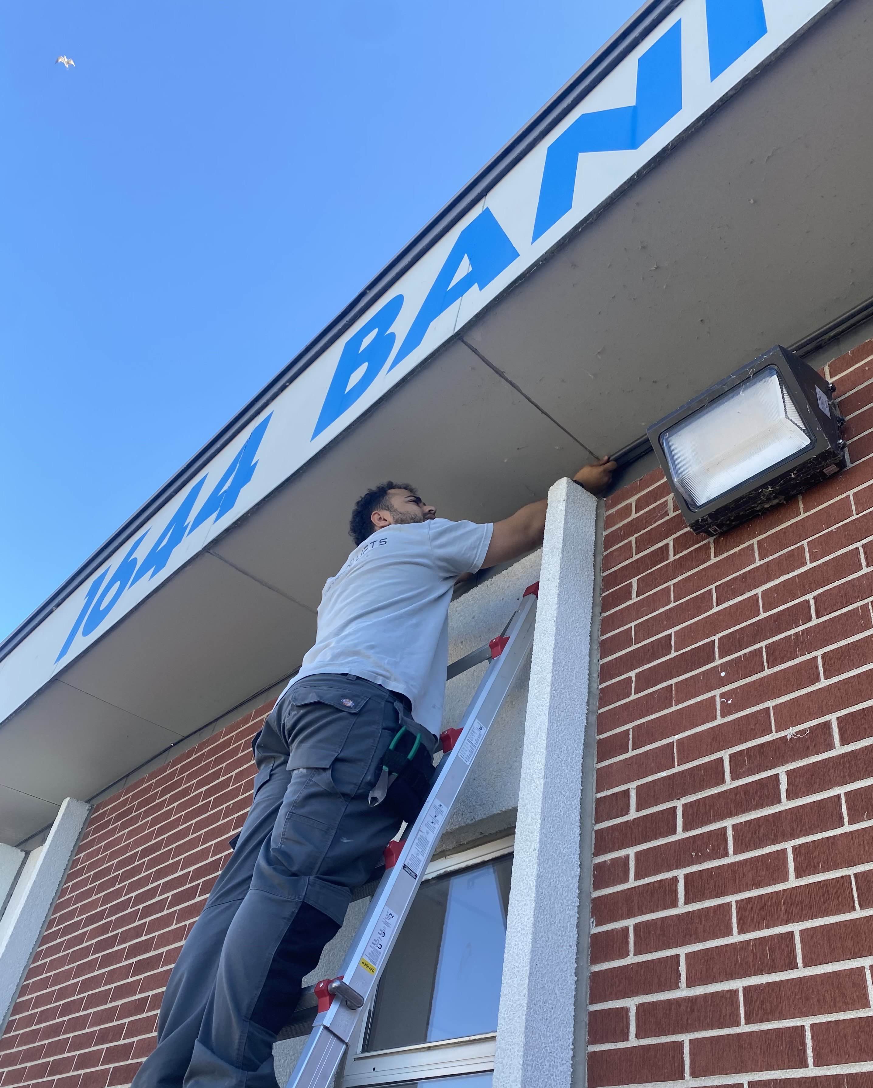 Professional security installation